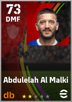 Abdulelah Al Malki — DMF, OVR 73, MAX 73