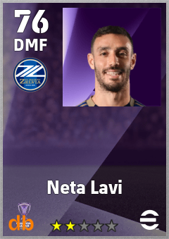 Neta Lavi — DMF, OVR 76, MAX 76