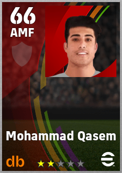 Mohammad Qasem — AMF, OVR 66, MAX 66
