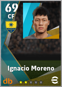 Ignacio Moreno — CF, OVR 69, MAX 69