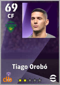 Tiago Orobó — CF, OVR 69, MAX 69