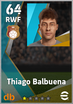 Thiago Balbuena — RWF, OVR 64, MAX 64
