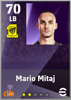 Mario Mitaj eFootball player card