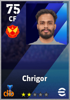 Chrigor — CF, OVR 75, MAX 75