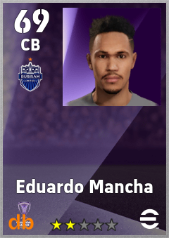 Eduardo Mancha — CB, OVR 69, MAX 69