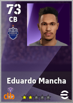 Eduardo Mancha — CB, OVR 73, MAX 73