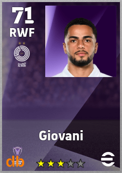 Giovani eFootball player card