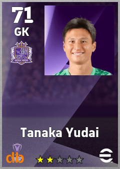 Tanaka Yudai — GK, OVR 71, MAX 71