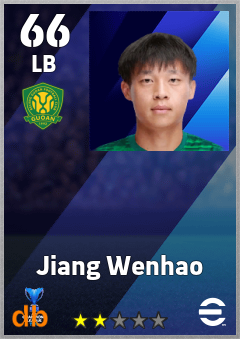 Jiang Wenhao — LB, OVR 66, MAX 66