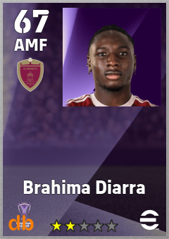 Brahima Diarra — AMF, OVR 67, MAX 67
