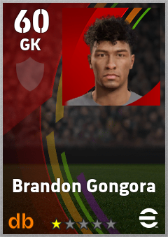 Brandon Gongora eFootball player card