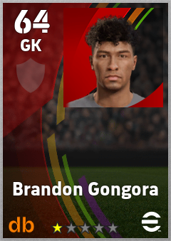 Brandon Gongora eFootball player card