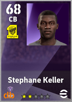 Stephane Keller — CB, OVR 68, MAX 68