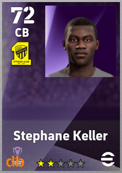 Stephane Keller — CB, OVR 72, MAX 72
