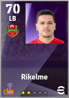 Rikelme — LB, OVR 70, MAX 70