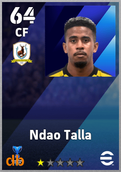 Ndao Talla — CF, OVR 64, MAX 64