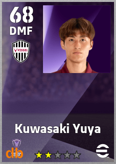 Kuwasaki Yuya eFootball player card