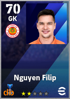 Nguyen Filip — GK, OVR 70, MAX 70