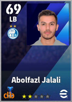 Abolfazl Jalali — LB, OVR 69, MAX 69