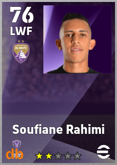 Soufiane Rahimi — LWF, OVR 76, MAX 76