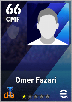 Omer Fazari — CMF, OVR 66, MAX 66