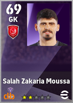 Salah Zakaria Moussa — GK, OVR 69, MAX 69