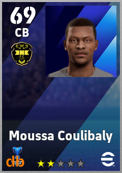 Moussa Coulibaly — CB, OVR 69, MAX 69