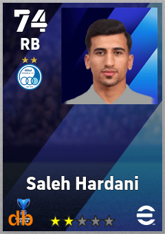 Saleh Hardani — RB, OVR 74, MAX 74