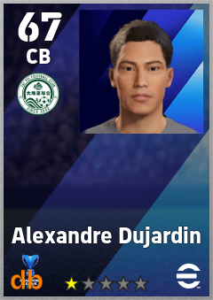 Alexandre Dujardin — CB, OVR 67, MAX 67