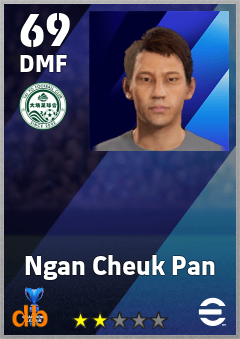 Ngan Cheuk Pan — DMF, OVR 69, MAX 69