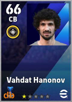 Vahdat Hanonov — CB, OVR 66, MAX 66