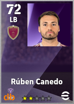 Rúben Canedo — LB, OVR 72, MAX 72