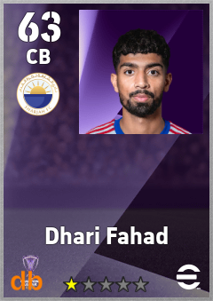 Dhari Fahad eFootball player card