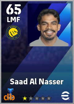 Saad Al Nasser — LMF, OVR 65, MAX 65
