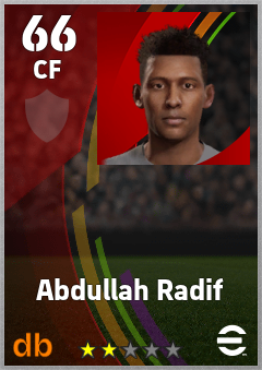 Abdullah Radif eFootball player card