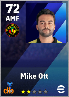 Mike Ott — AMF, OVR 72, MAX 72