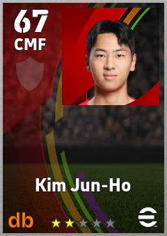 Kim Jun-Ho eFootball player card
