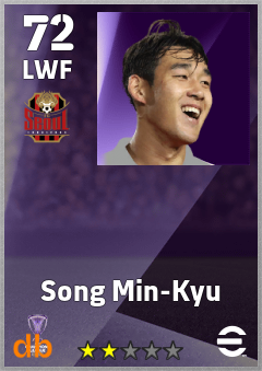 Song Min-Kyu eFootball player card