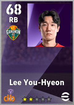 Lee You-Hyeon eFootball player card