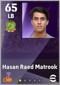 Hasan Raed Matrook eFootball player card