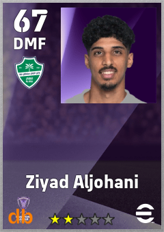 Ziyad Aljohani eFootball player card