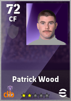 Patrick Wood — CF, OVR 72, MAX 72
