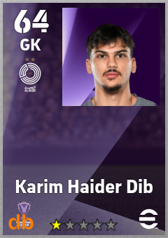 Karim Haider Dib eFootball player card