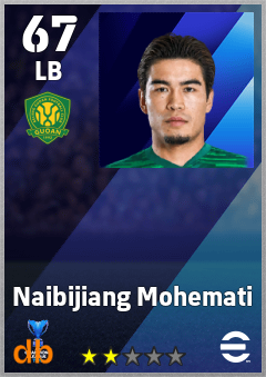 Naibijiang Mohemati — LB, OVR 67, MAX 67