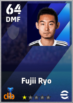 Fujii Ryo — DMF, OVR 64, MAX 64