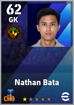 Nathan Bata — GK, OVR 62, MAX 62