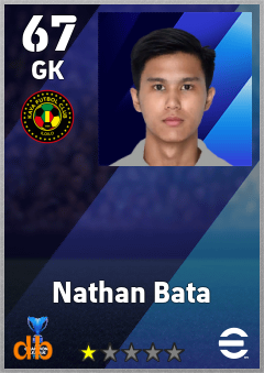 Nathan Bata — GK, OVR 67, MAX 67