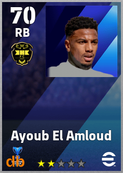 Ayoub El Amloud eFootball player card