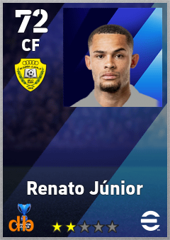 Renato Júnior — CF, OVR 72, MAX 72