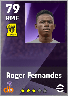Roger Fernandes — RMF, OVR 79, MAX 79